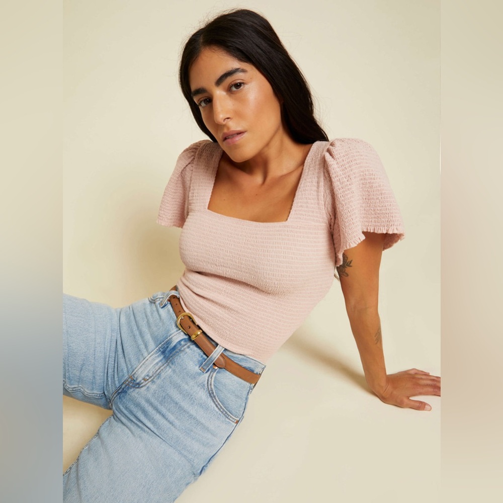 Nation LTD Scarlett Tee - Millennial Pink - Size Medium